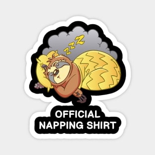 Sloth Cloud Bed Pyjamas Nightdress Official Napping Magnet