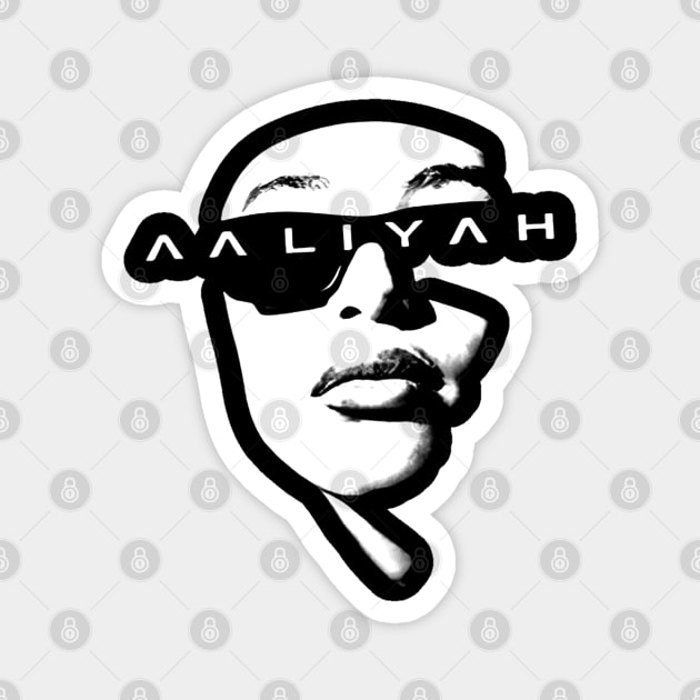 AALIYAH Magnet by Nyu Draw