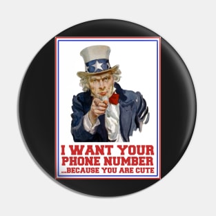 Uncle Sam wants your phone number Pin