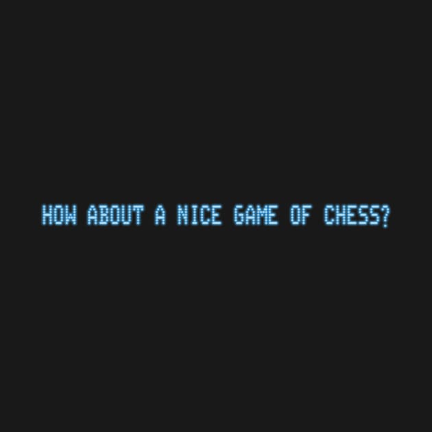 War Games – Nice Game of Chess by GraphicGibbon