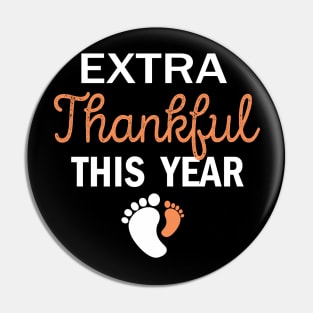 Pregnancy reveal thanksgiving baby announcement  gift Pin