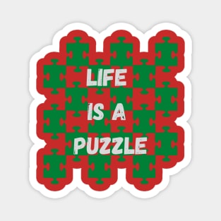 Life is a Puzzle Magnet