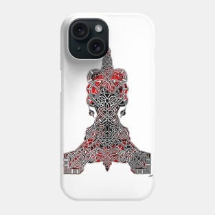 Mjolnir - Thor's Hammer Nordic Knotwork Phone Case