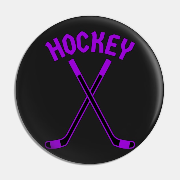 HOCKEY CROSSED STICKS LOGO Pin by HOCKEYBUBBLE