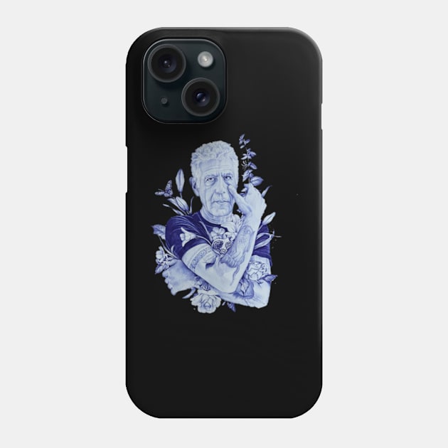 Anthony Bourdain Phone Case by shadowNprints