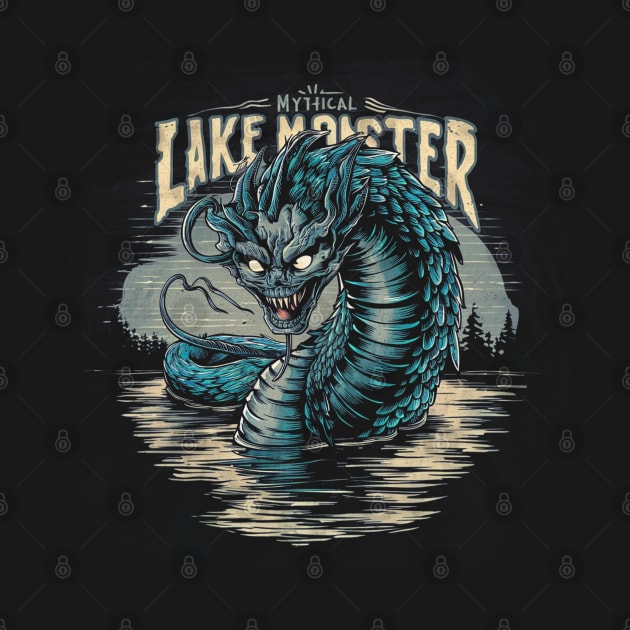 Mythical lake monster by Spaceboyishere
