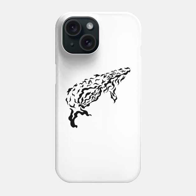 Whale Art Phone Case by Tabula