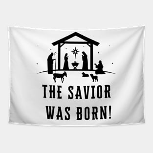 The Savior was born! Tapestry