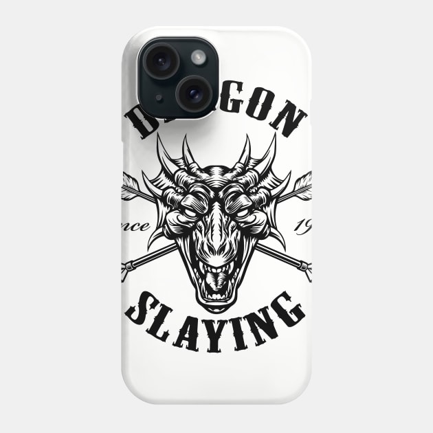 DnD Design Dragon Slaying Since 1974 Phone Case by OfficialTeeDreams
