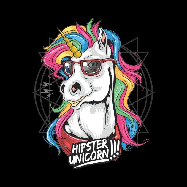 Hipster Unicorn by GermanStreetwear