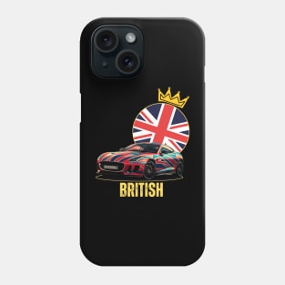 Jaguar F-Type - British Flag Phone Case