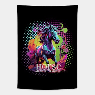 Horse Are My Spirit Animal Tapestry