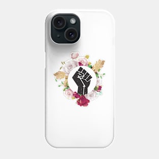 BLM Flower Circle Phone Case