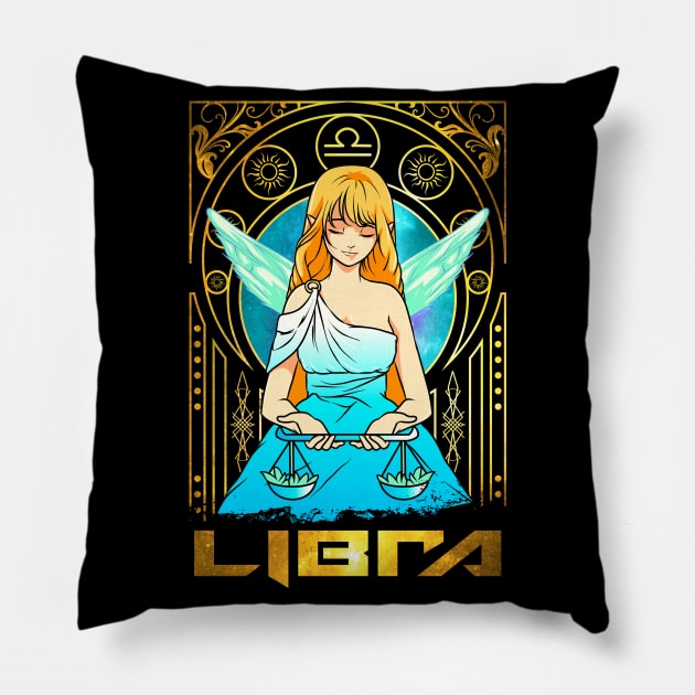 Horoscope: Libra Fairy Pillow by EPDesignStudio