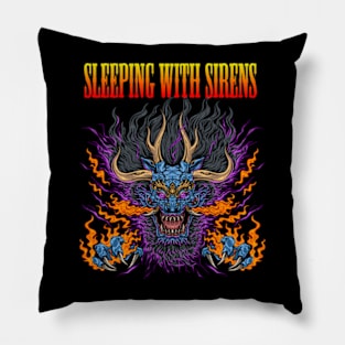 SLEEPING WITH SIRENS MERCH VTG Pillow