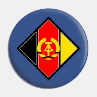 DDR coat of arms Pin