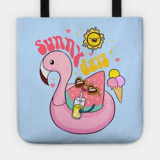 Sunny days a cute and fun summer time design Tote