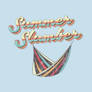 Summer Slumber Hammock Beach Sunset T-Shirt