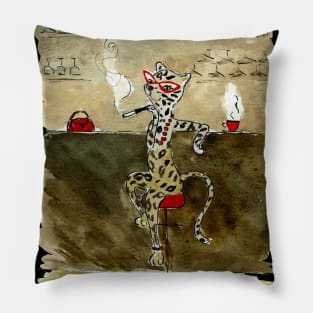 Femme Fatale Ocelot from ABC's of Film Noir Pillow