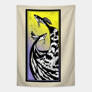 aquarium fish guppies Tapestry