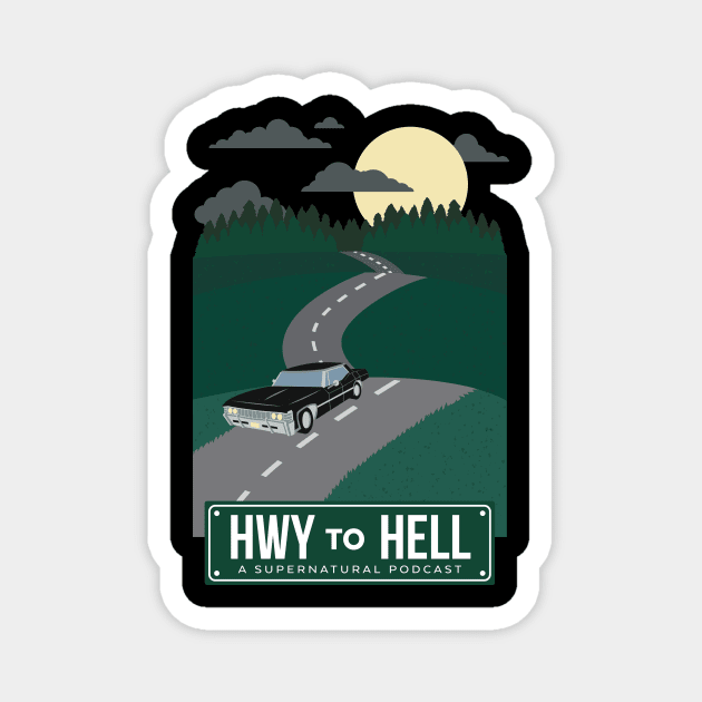 Hwy to Hell Magnet by hwytohellpodcast