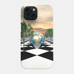 Checker Trees Phone Case