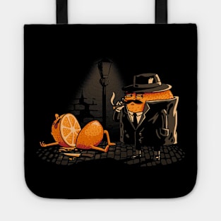 Pulp Fiction Orange Detective Film Noir Tote