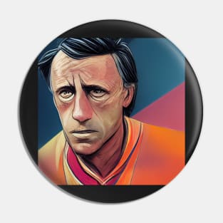 Johan Cruyff | Comics style Pin