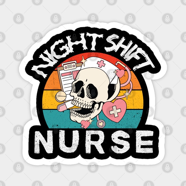 Santa's Favorite Night shift Nurse Magnet by MZeeDesigns