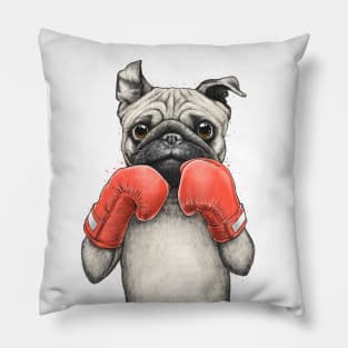 Pug boxer Pillow