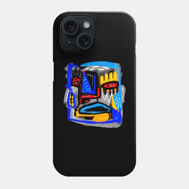 face Phone Case by Angel Rivas