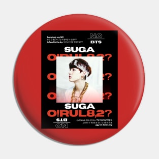 BTS: Suga N.O Pin