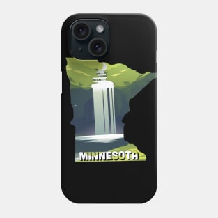 Minnesota state design / Minnesota lover / Minnesota gift idea / Minnesota butter gift /Minnesota lakes home state Phone Case