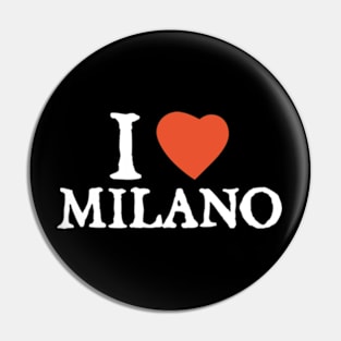 I Love I Heart Milano Pin