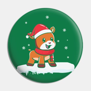 Christmas Deer Pin