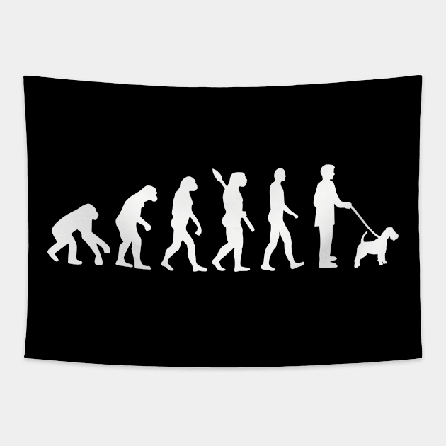 Fox Terrier Evolution Tapestry by Designzz