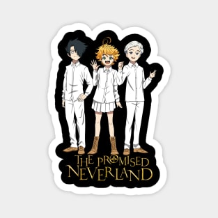 Promised Neverland - Emma, Ray and Norman Magnet