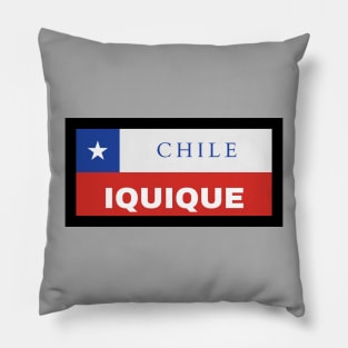 Iquique City in Chilean Flag Pillow