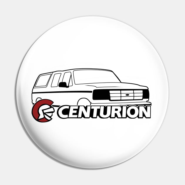 1992-1996 Ford Bronco Centurion Black With Logo Pin by The OBS Apparel