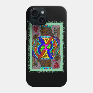 Jack of Hearts - Multi-colored Phone Case