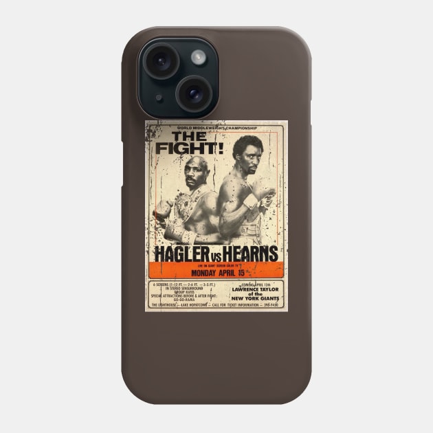 Marvin Hagler vs Hearns Phone Case by GisarRaveda