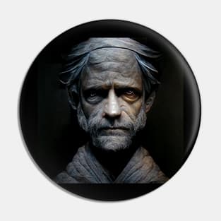 Dark Aristotle Portrait Pin