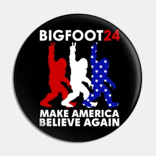 Funny Bigfoot 2024 Pin