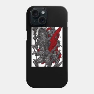 Bear Monster Strong Outline Phone Case