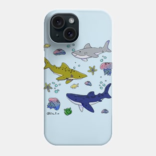 Deep Sea creatures Phone Case