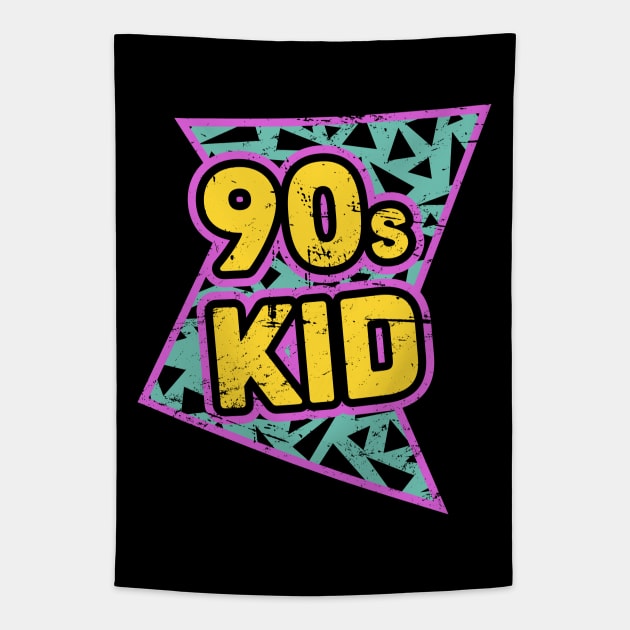 Rad 90s Kid Tapestry by Wizardmode