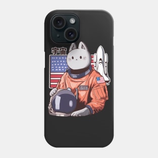 Astronaut cat Phone Case