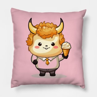 Sheep kawaii ice cream cone junk food T-Shirt cute  funny Pillow