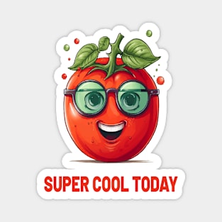 Tomato: SUPER COOL TODAY! Magnet