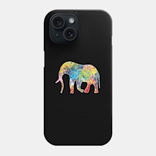 Cool Elephant Colorful Tribal T-shirt Phone Case